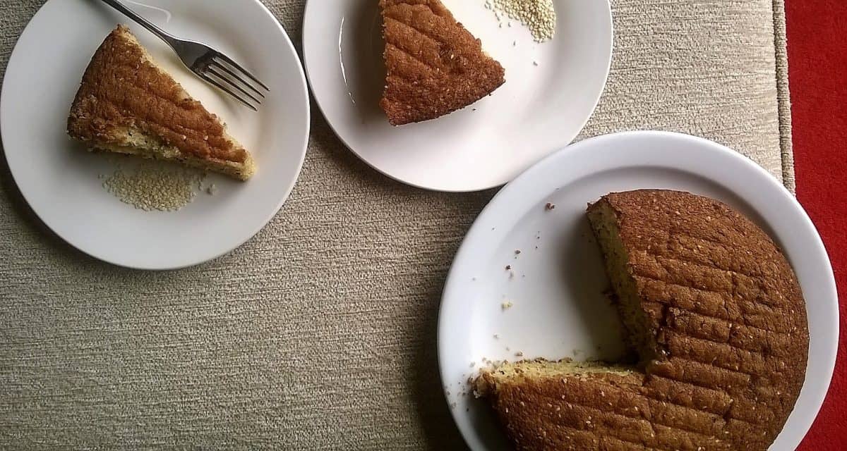 Sesame Seed cake Yoga with